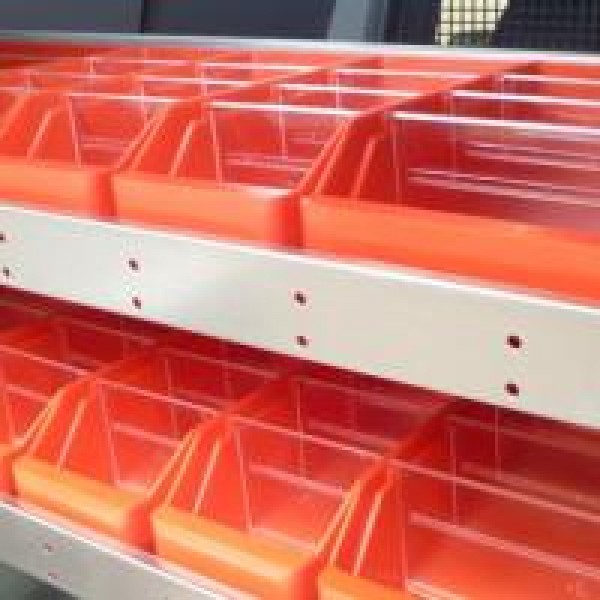 Set of 3x Red Bin Dividers (240mm)