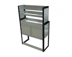 Van Racking 2 Cabinet, 3 Shelves; 1500mm x 1000mm x 330/230mm