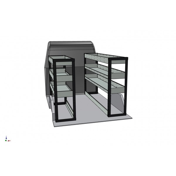 Ford Connect 2014 Onwards LWB Vantage Systems Van Racking Kit