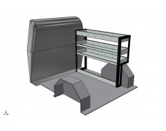 Ford Courier 2014 onwards Van Racking Kit