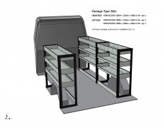 Vauxhall Vivaro LWB Van Shelving Kit