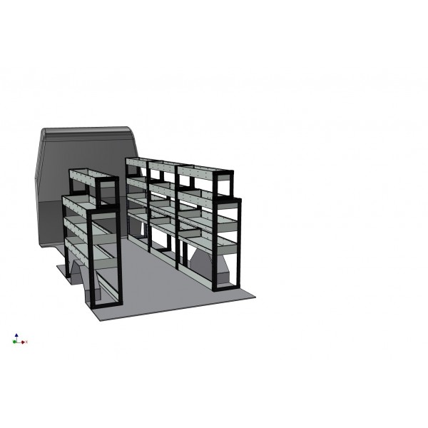 Nissan NV400 LWB Van Racking Kit