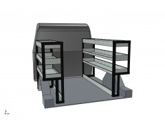VW Caddy Maxi 2003 Onwards Vantage Systems Van Racking Kit