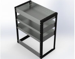 Van Racking 3 Shelf Unit 900mm x 750mm x 430mm