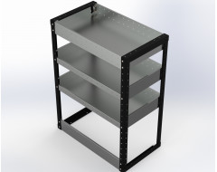 Van Racking 3 Shelf Unit 1000mm x 750mm x 430mm