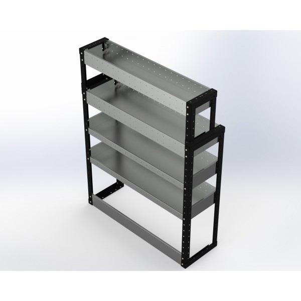 Van Racking 4 Shelf Unit 1300mm x 1000mm x 330mm
