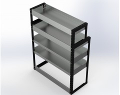 Van Racking 4 Shelf Unit 1300mm x 1000mm x 430mm