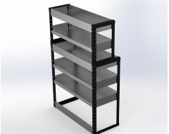 Van Racking 5 Shelf Unit 1500mm x 1000mm x 430mm
