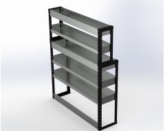 Van Racking 5 Shelf Unit 1500mm x 1250mm x 330mm
