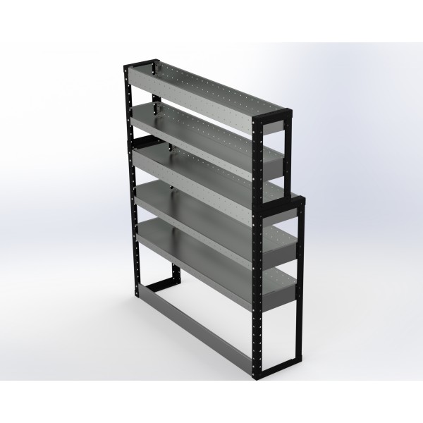 Van Racking 5 Shelf Unit 1500mm x 1250mm x 330mm