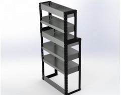Van Racking 5 Shelf Unit 1500mm x 750mm x 330mm