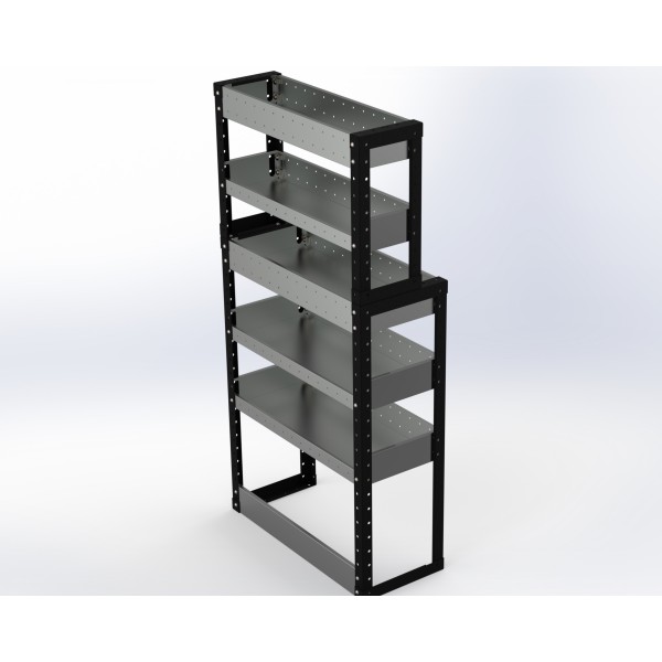 Van Racking 5 Shelf Unit 1500mm x 750mm x 330mm