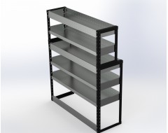 Van Racking 5 Shelf Unit 1500mm x 750mm x 430mm