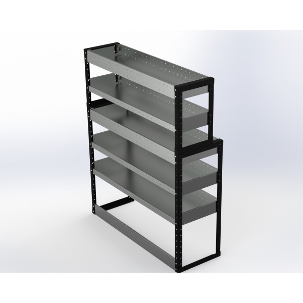 Van Racking 5 Shelf Unit 1500mm x 750mm x 430mm